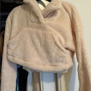 Lole Cream Fuzzy Sweater